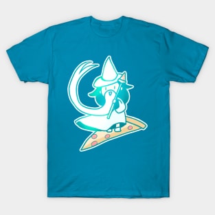 Surfing Pizza Wizard T-Shirt